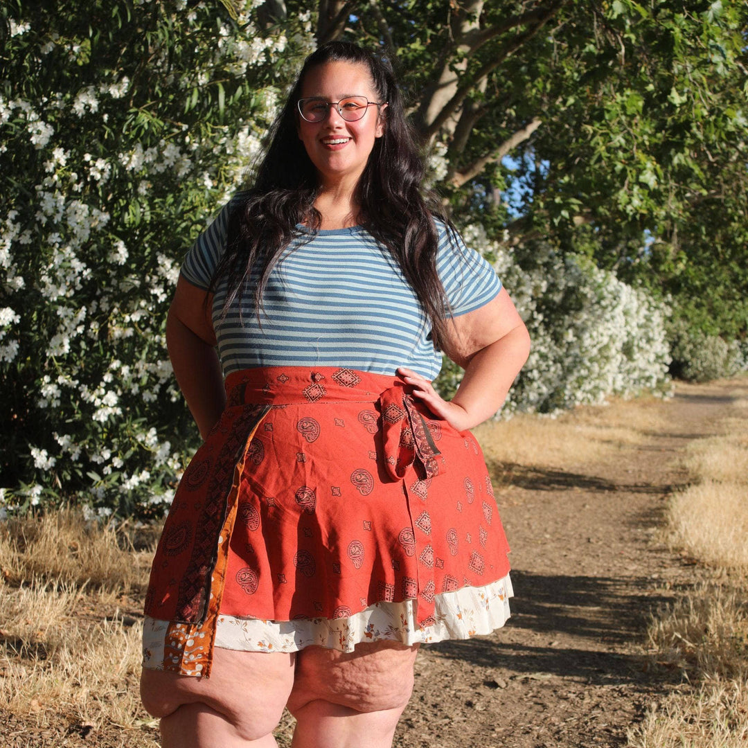 The Original Sari Wrap Skirt - Darn Good Yarn