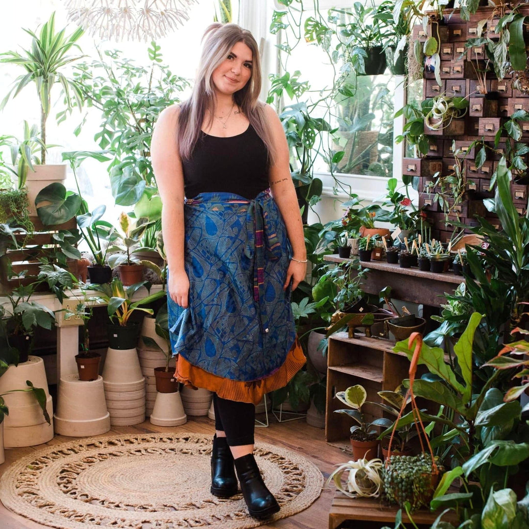 The Original Sari Wrap Skirt - Darn Good Yarn
