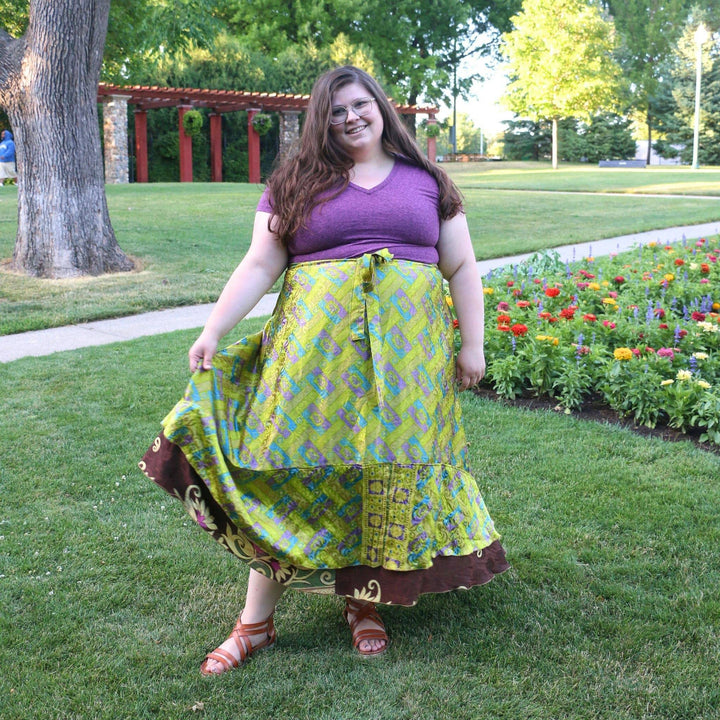The Original Sari Wrap Skirt - Darn Good Yarn