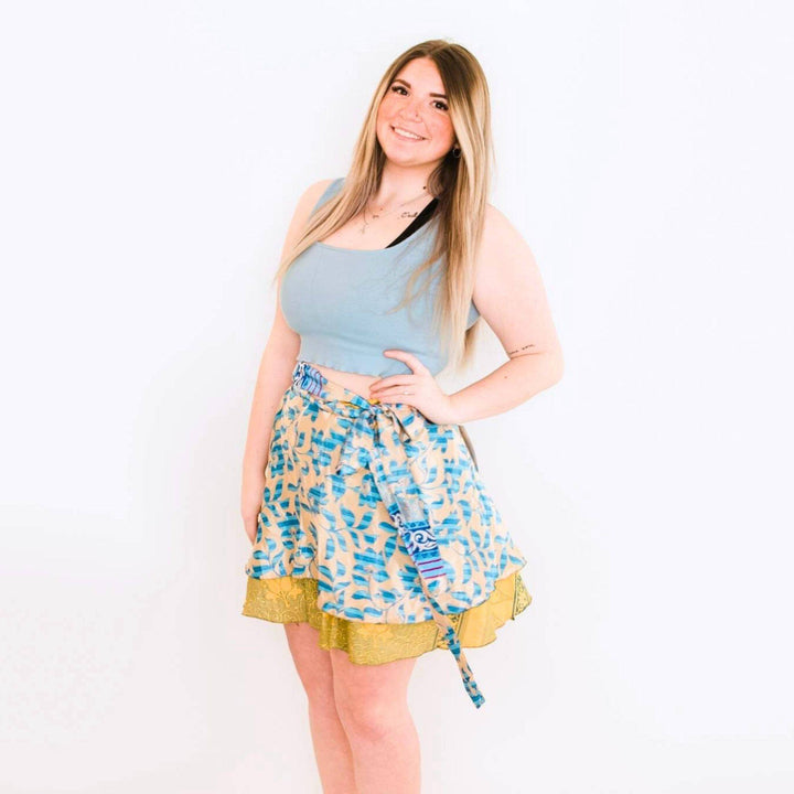 The Original Sari Wrap Skirt - Darn Good Yarn