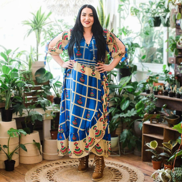 Seconds and Surplus Zaria Wrap Dress - Darn Good Yarn