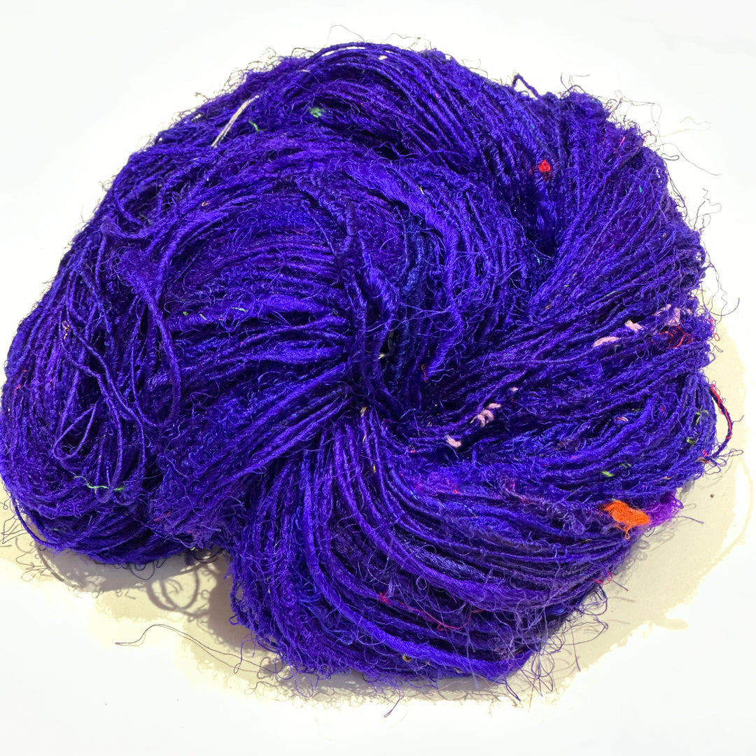Surplus Discontinued Colors: Recycled Silk Yarn "Lux Adventure" - Darn Good Yarn