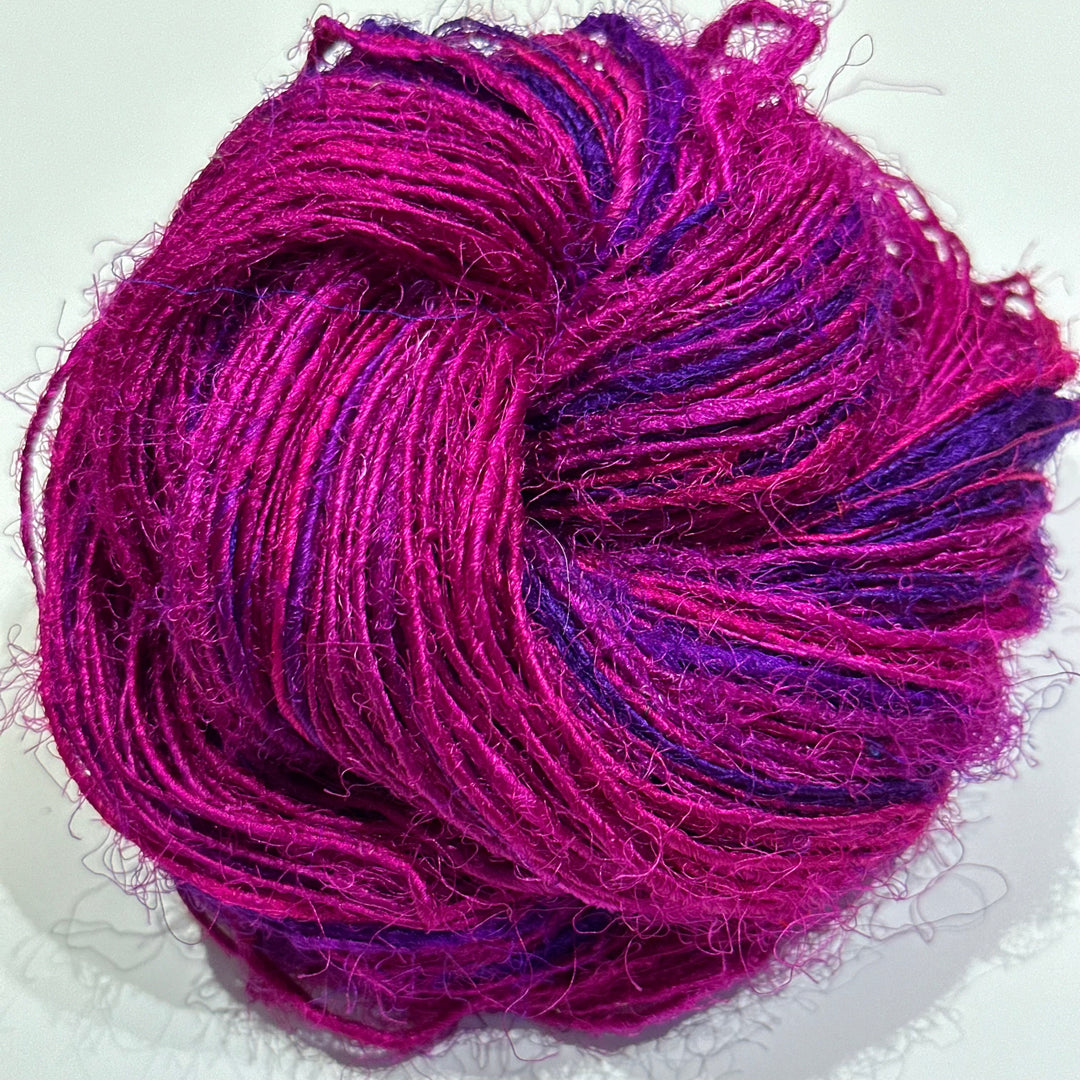Surplus Discontinued Colors: Recycled Silk Yarn "Lux Adventure" - Darn Good Yarn