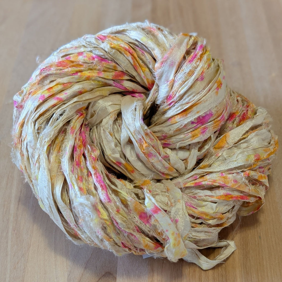Darn Good Yarn: Artisan Recycled Sari Ribbon – Sari Treasures in Every Strand, Yarn