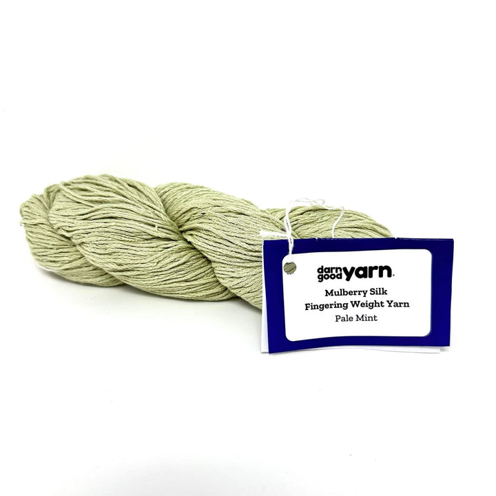 Surplus Discontinued Colors: Mulberry Silk Fingering Weight Yarn - Darn Good Yarn