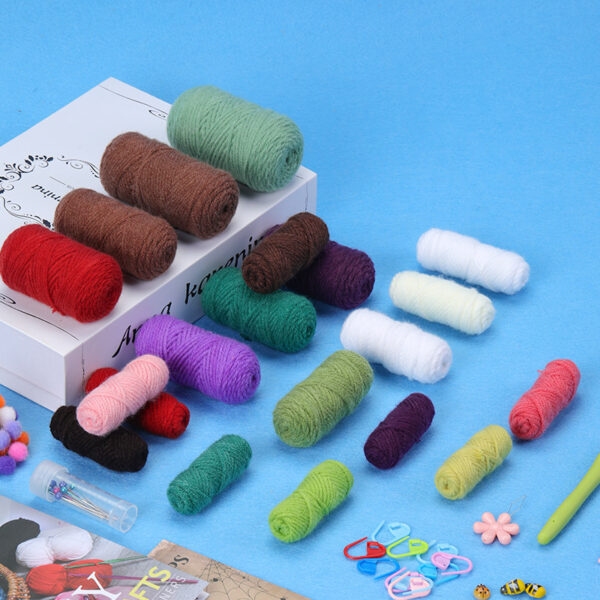 Funny Plant Series Handmade Diy Crochet Wool Material Package