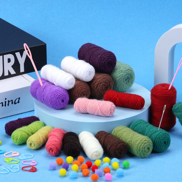 Funny Plant Series Handmade Diy Crochet Wool Material Package