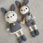 Fairy Rabbit Doll Wool Doll Crochet Hook Thread Material Package