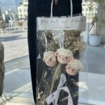 Lamb Simulation Bouquet Handmade Diy Knitting Crochet Material Bag