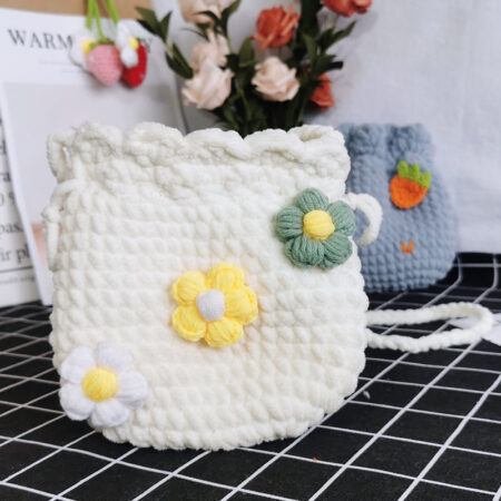 Hand Knitting To Make Crochet Diy Material Bag