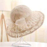 Women's Big Brim Crochet Hollow Woven Straw Hat