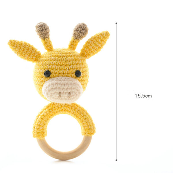 Wool Hand-knitted Baby Rattle Crochet Diy Material Package