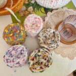 Colorful Candy Thread Hand-mixed Yarn Ball Wire Bean Yarn Hand-woven Wiring