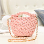 Hyuna The Same Woven Change Diy Diagonal Crochet Mini One-shoulder Material Bag