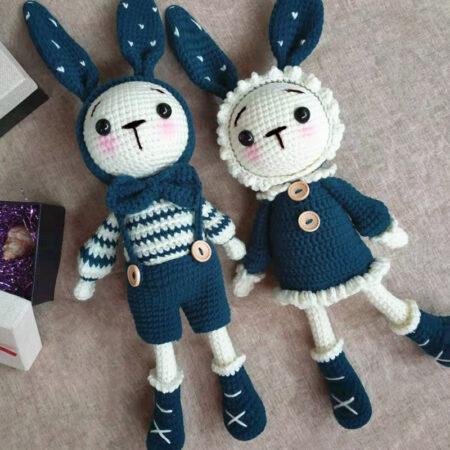 Fairy Rabbit Doll Wool Doll Crochet Hook Thread Material Package