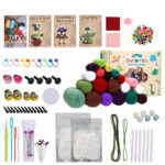 Funny Plant Series Handmade Diy Crochet Wool Material Package