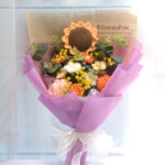 Flower Yarn Woven Sunflower Gift Bouquet