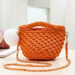 Hyuna The Same Woven Change Diy Diagonal Crochet Mini One-shoulder Material Bag