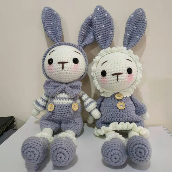 Fairy Rabbit Doll Wool Doll Crochet Hook Thread Material Package