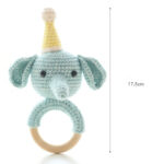 Wool Hand-knitted Baby Rattle Crochet Diy Material Package