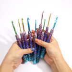 Color Printing Soft Pottery Crochet Set Tool