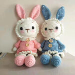 Fairy Rabbit Doll Wool Doll Crochet Hook Thread Material Package