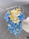 Knitted Bridal Bouquet Handmade Crochet Diy Material Package